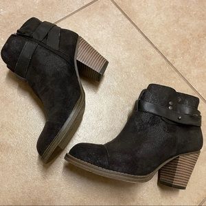 Black ankle boots